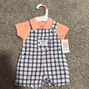 Carter’s Just One You Newborn Overalls Outfit